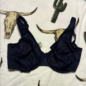 Cacique Midnight Blue Lace Bra, 36H